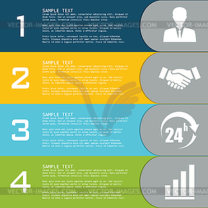 Elements for infographics - royalty-free vector clipart