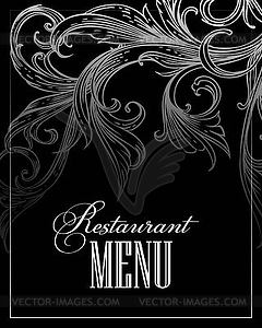 Restaurant menu design - vector image