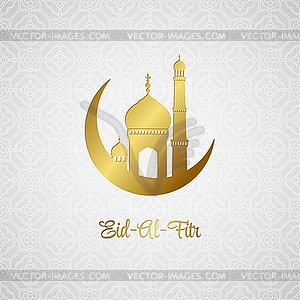Eid Al Fitr. Eid Mubarak. background - vector EPS clipart