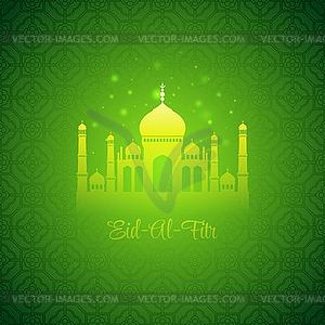 Eid Al Fitr. Eid Mubarak. background - vector image