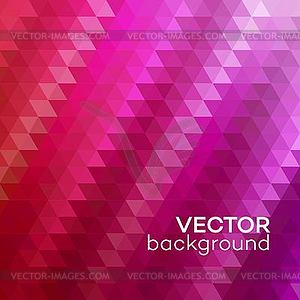 Abstract red triangle background - vector clip art