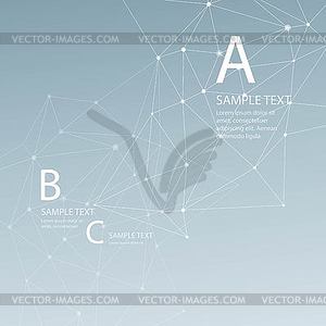 Abstract background triangular grid - vector clipart