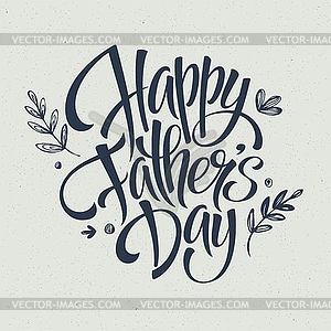 Greeting card template for Father Day - vector clipart