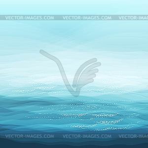 Abstract Design Creativity Background of Blue Sea - vector clipart / vector image