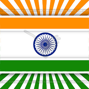 Creative Indian Independence Day concept - vector clip art