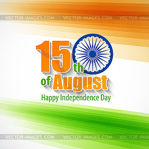 Creative Indian Independence Day concept - vector clipart