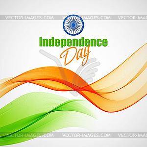 Creative Indian Independence Day concept - vector clipart