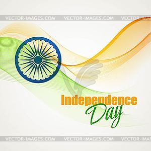 Creative Indian Independence Day concept - vector clip art