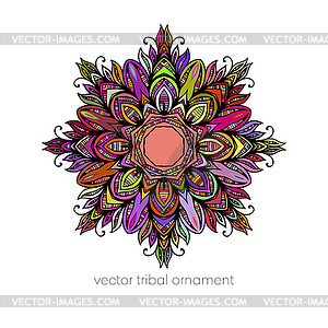 Mandala. Ethnic decorative elements - royalty-free vector clipart