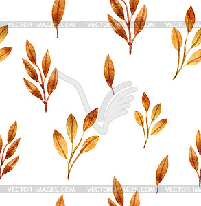 Colorful autumn leaves seamless pattern. - vector clipart