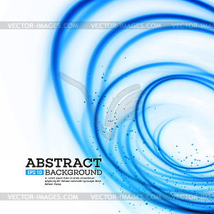 Abstract Blue Lights Effect Background - vector clipart