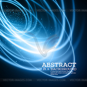Абстрактные синий свет фона Эффект - рисунок в векторе