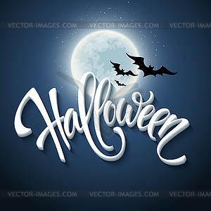 Happy Halloween message design background - vector clipart