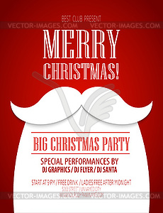 Christmas party poster - vector clipart