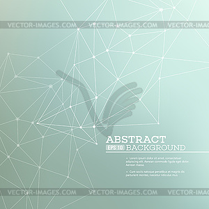 Abstract background with connection concept - vector clip art