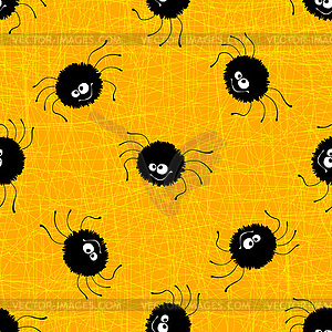 Halloween seamless pattern background - vector clip art