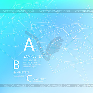 Abstract background with connection concept - vector image