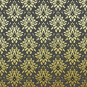 Luxury Golden Seamless Wallpaper Pattern - vector image