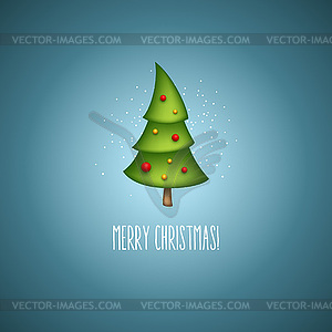 Funny christmas trees - stock vector clipart