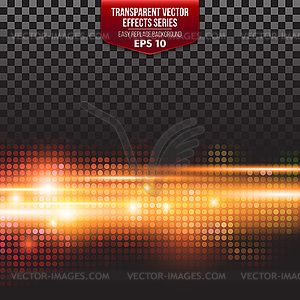 Transparent Effects Series. Easy replacement of - vector image