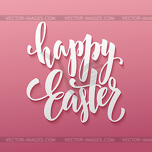 Happy Easter Egg lettering - vector clipart / vector image