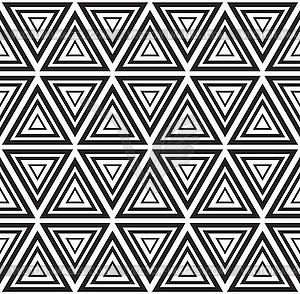 Seamless pattern. Modern stylish texture. Black - vector clipart