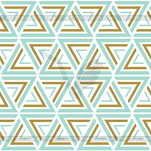 Seamless patterns. Blue and gold seamless background - vector clip art