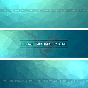 Business design templates. Set of Banners with - vector image
