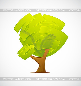 Abstract Tree  - vector clip art