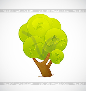 Abstract Tree  - vector clipart