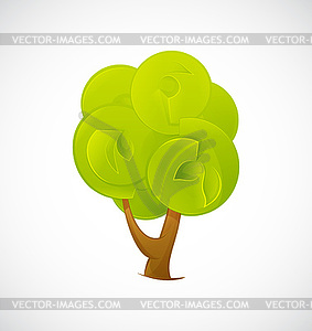 Abstract Tree  - vector image