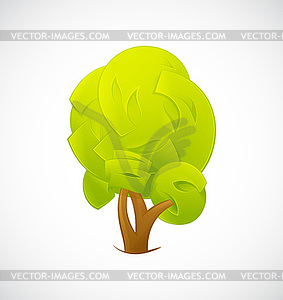 Abstract Tree  - vector clip art