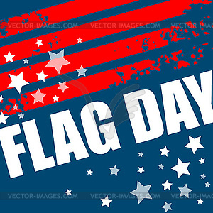 American Flag Day background design - vector image