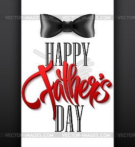 Happy fathers day background with greeting letterin - vector clipart / vector image