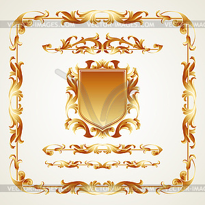 Antiquated ornate patterns - vector EPS clipart