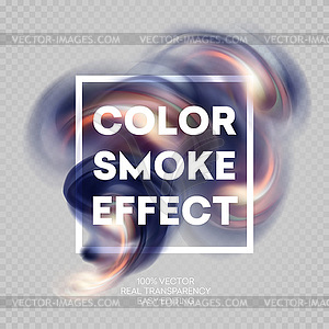 Colorful smoke on background - vector clipart