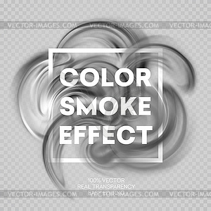 Abstract colored smoke effect background design - vector clipart