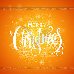 С Рождеством открытки дизайн надписи красный - стоковое векторное изображение