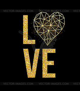 Happy valentines day love greeting card with white - vector image