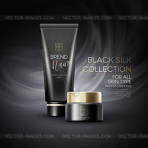 Design cosmetics product advertising - vector clip art