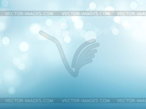 Abstract blue circular bokeh background - vector clipart