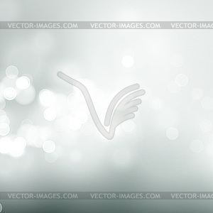 Abstract gray circular bokeh background - vector clipart