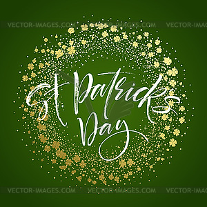 St patrick s day poster Royalty Free Vector Image