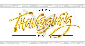 Thanksgiving typography for greeting cards and - vector image