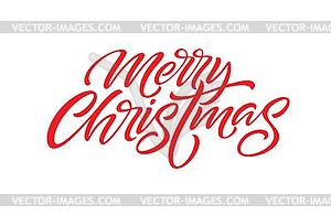 Christmas lettering - vector clipart