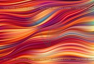 Modern colorful flow poster. Wave Liquid shape in - vector clipart