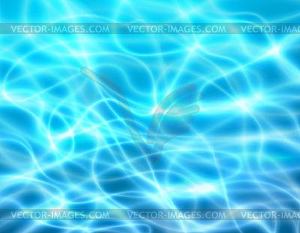 Blue deep water and sea abstract natural background - stock vector clipart