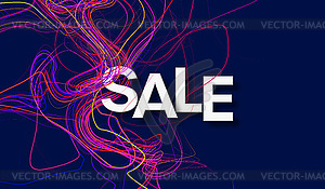 Concept Discounts Sale banner. Modern design - vector image