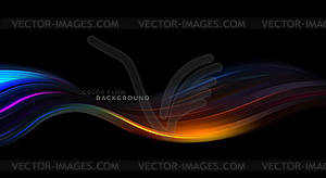 Color flow background for cover design. Graphic - vector clipart