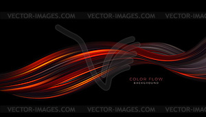 Color flow background for cover design. Graphic - vector clip art